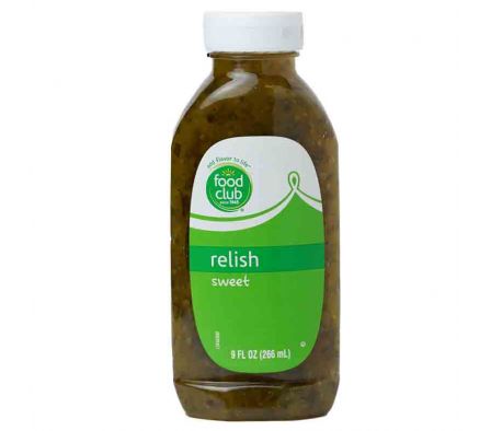 SALSA RELISH DULCE FOOD CLUB 266 ML