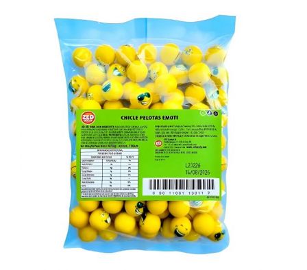CHICLE ZED EMOTICON 470G
