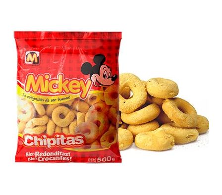 CHIPITA MICKEY 500GR.