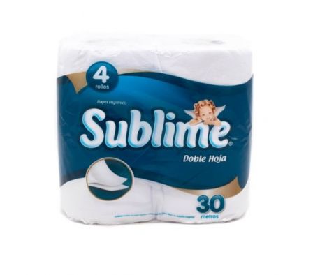 PAPEL HIGIENICO SUBLIME DOBLE HOJA 8ROLLOS