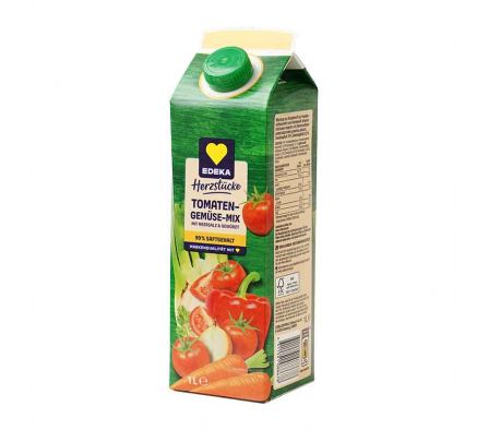 JUGO EDEKA DE TOMATE Y VERDURAS 1LT
