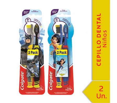 CEPILLO DENTAL COLGATE MUJER MARAVILLA/BATMAN