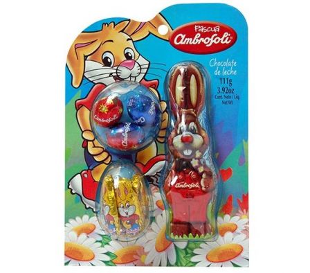 HUEVO DE PASCUA AMBROSOLI MIX 111GR