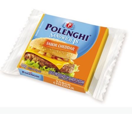 QUESO POLENGHI SAND.CHEDDAR LIGHT 144GR