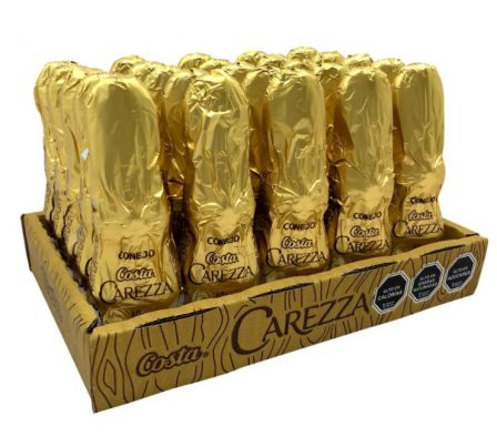 CHOCOLATE COSTA CAREZZA CONEJO PLANO 60GR.
