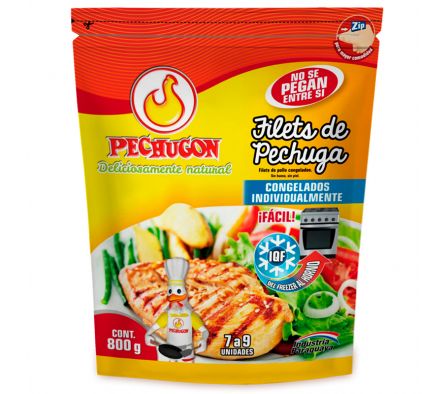 PECHUGON IQF FILET DE PECHUGA CONGELADAS X PAQ.