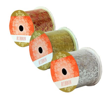 CINTA NAVIDEÑA 6,3CMX3Y REF 0866-6