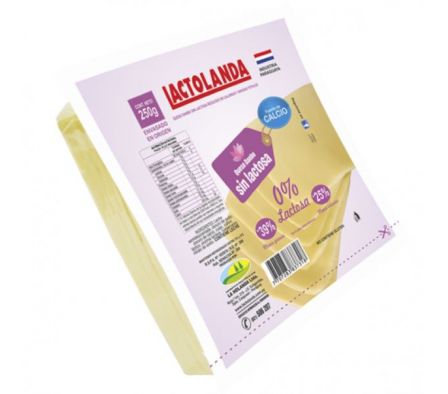 QUESO LACTOLANDA DANBO SIN LACTOSA FETEADO 250GR.