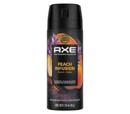 DESODORANTE AXE PEACH INFUSION AEROSOL 150ML