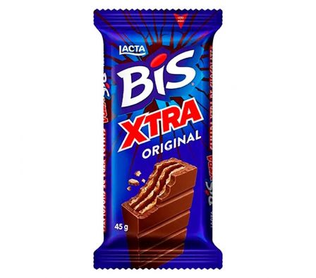 CHOCOLATE LACTA  BIS XTRA LEITE 45G.
