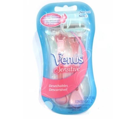 MAQUINA DE AFEITAR GILLETTE VENUS 3 SENSIT 2 UNDS