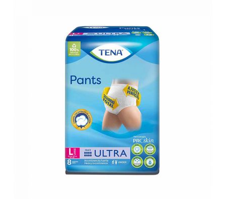 PAÑAL PARA ADULTO TENA PANTS ULTRA L 8UN
