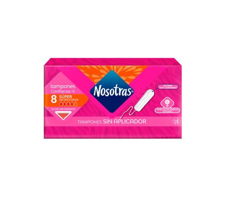 TAMPONES NOSOTRAS CONFIANZA V SUPER 8 UNI