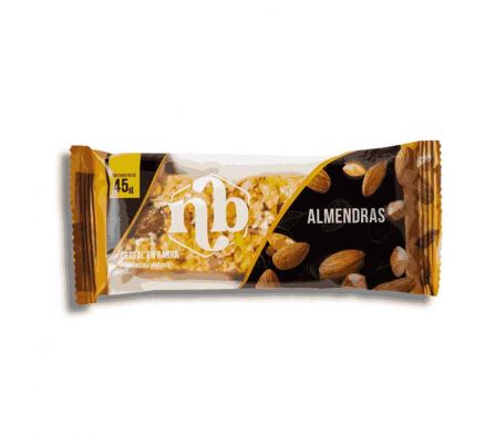 BARRA DE CEREAL NATURAL BARS C/COCO ALMENDRAS 45GR