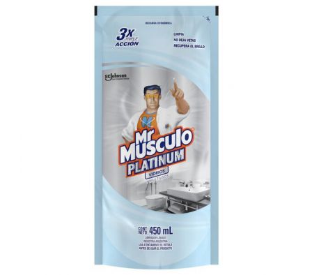 MR.MUSCULO MULTI-USO Y VIDRIOS DOY PACK 450 CC