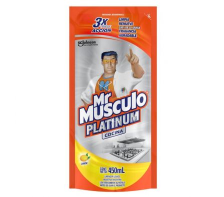 LIMPIADOR MR. MUSCULO EXTRA POWER P/ COCINA 450ML