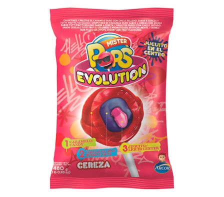 MISTER POPS CEREZA 454 GR