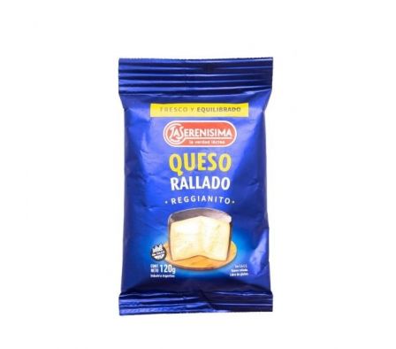 QUESO RALLADO LA SERENISIMA BOLSA 120GR