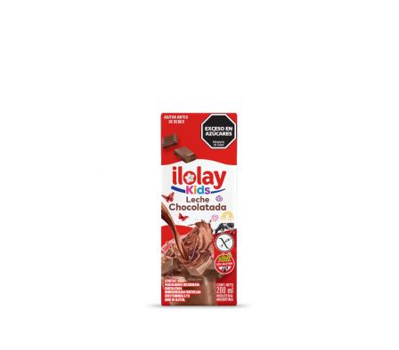 LECHE CHOCOLATADA ILOLAY CON VITAMINAS UAT 200ML.