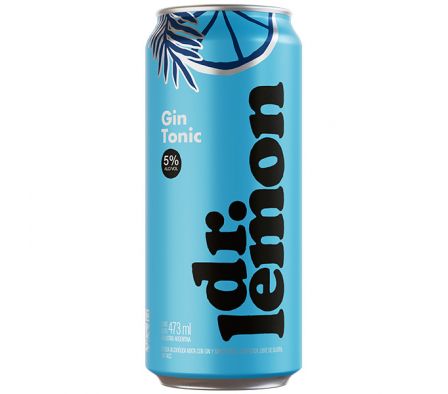 GIN TONIC DR LEMON LATA 473ML