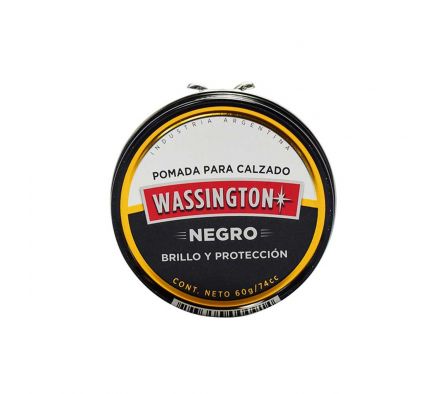 POMADA P/CALZADO WASS PREMIUN 74CC NEGRO