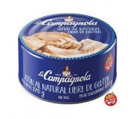 CAMPAGÑOLA ATUN AL NATURAL LC  170GR