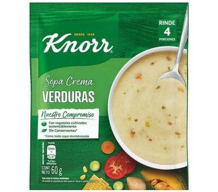 SOPA KNORR CR VEGETALES 60GR 