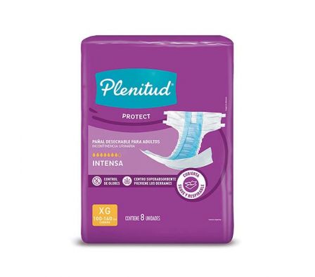PAÑAL PARA ADULTO PLENITUD PROTECT XG 8UNID