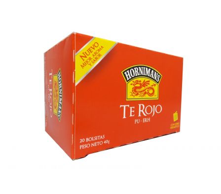 TE HORNIMANS ROJO  20 UNDS