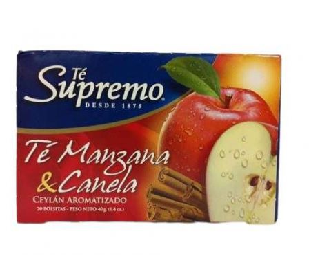 TE SUPREMO CANELA Y MANZANA 20 UN *15
