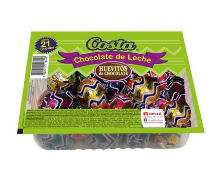 HUEVO DE PASCUA COSTA ESCONDER 10GR 21UNID