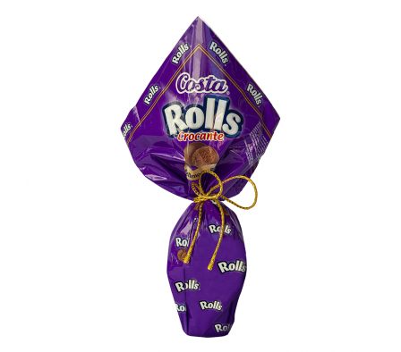 HUEVO DE PASCUA COSTA PAÑUELO ROLLS CROCANTE 80GR.