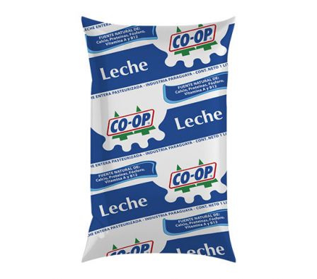 LECHE ENTERA SACHET COOP 1 LT
