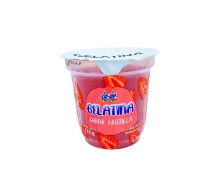 GELATINA COOP SABOR  FRUTILLA 120GR