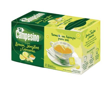 TE VERDE CAMPESINO CON LIMON 25 SAQUITO