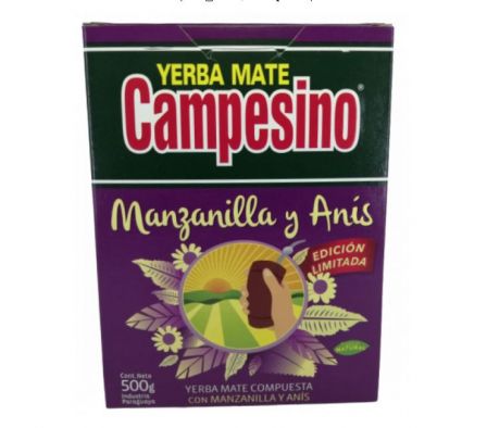 YERBA MATE CAMPESINO MANZANILLA Y ANIS 500GR