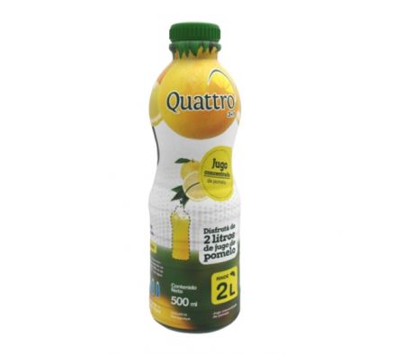 QUATTRO JUGO CONCENTRADO POMELO 500 ML.