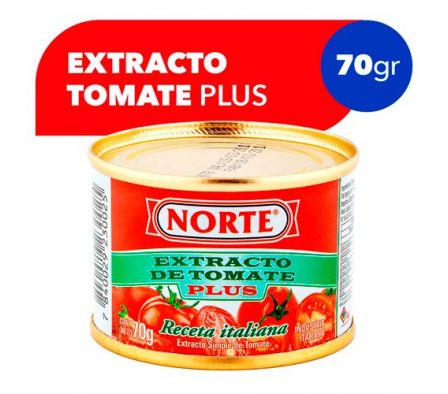 EXTRACTO DE TOMATE NORTE  70 GR 