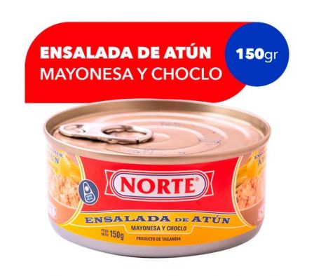 ENSALADA DE ATUN NORTE MAYONESA Y CHOCLO 150GR