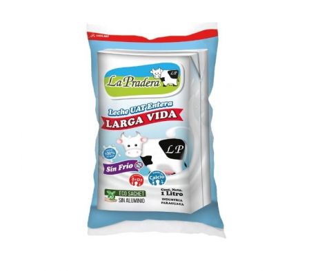  LECHE SACHET ULTRAPASTEURIZ. 1LT LA PRADERA 