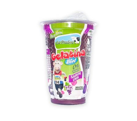 GELATINA LA PRADERA DIE UVA 180GR