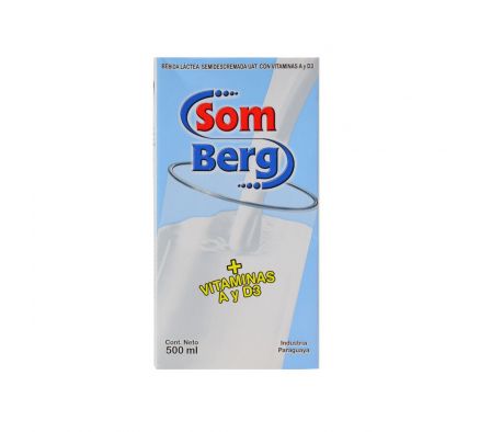 LECHE SOM BERG DESCREMADA TETRA 500ML