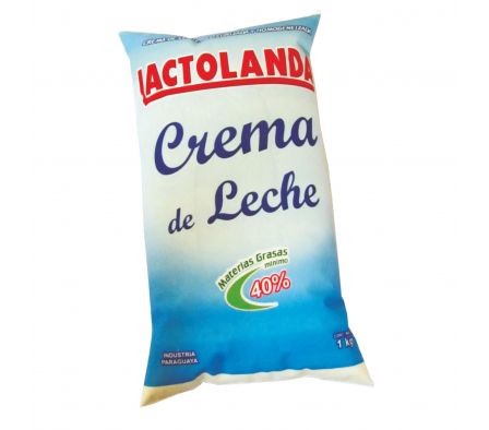 CREMA DE LECHE LACTOLANDA SACHET 1L