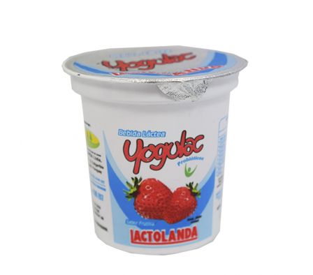BEBIDA LACTEA YOGULAC FRUTILLA POTE DE 140GR.