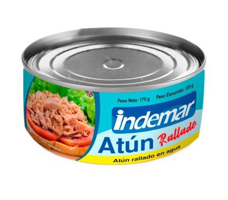 ATUN INDEMAR RALLADO EN AGUA 160GRS