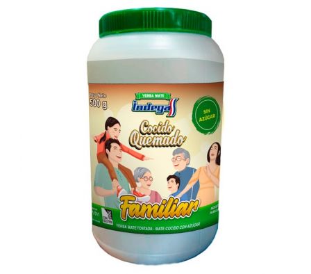 MATE COCIDO INDEGA TOST.S/AZU POT500G