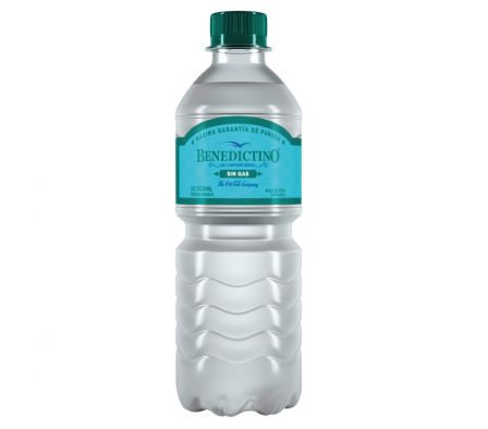 AGUA MINERAL BENEDICTINO  SIN GAS 500ML