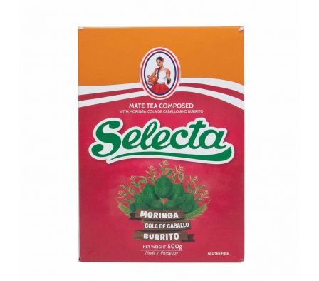 SELECTA YERBA MATE CON  MORINGA 500 GR