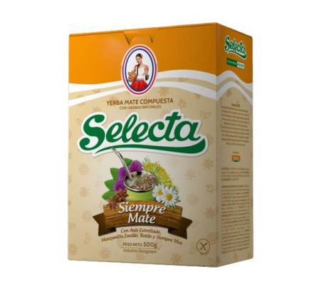 YERBA SELECTA SIEMPRE MATE X500 GR 