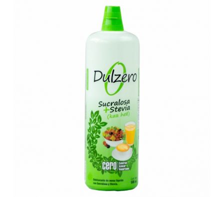 EDULCORANTE DULZERO SUCRALOSA +STEVIA  500 ML